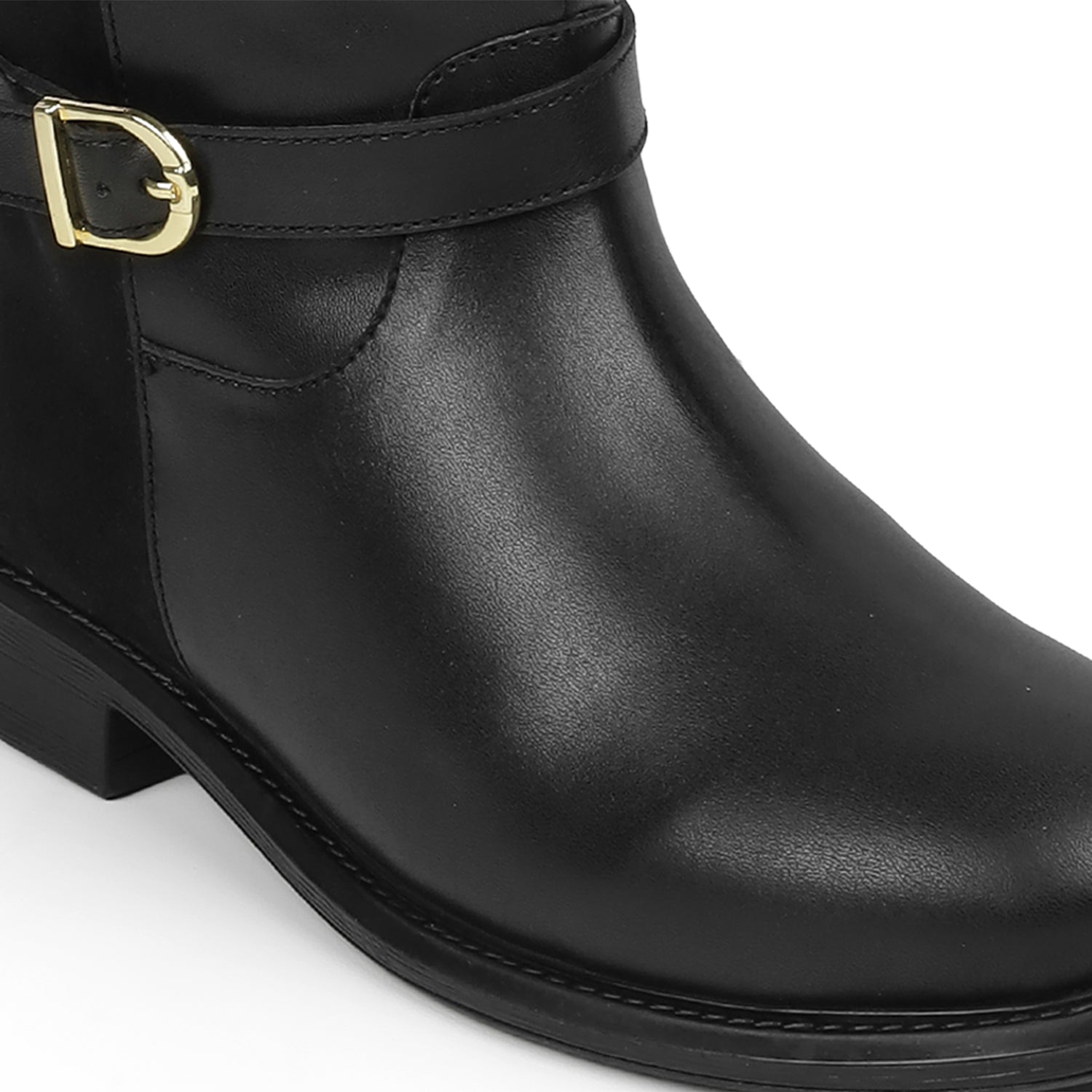 Tresmode Stick Black Women's Knee-length Boots