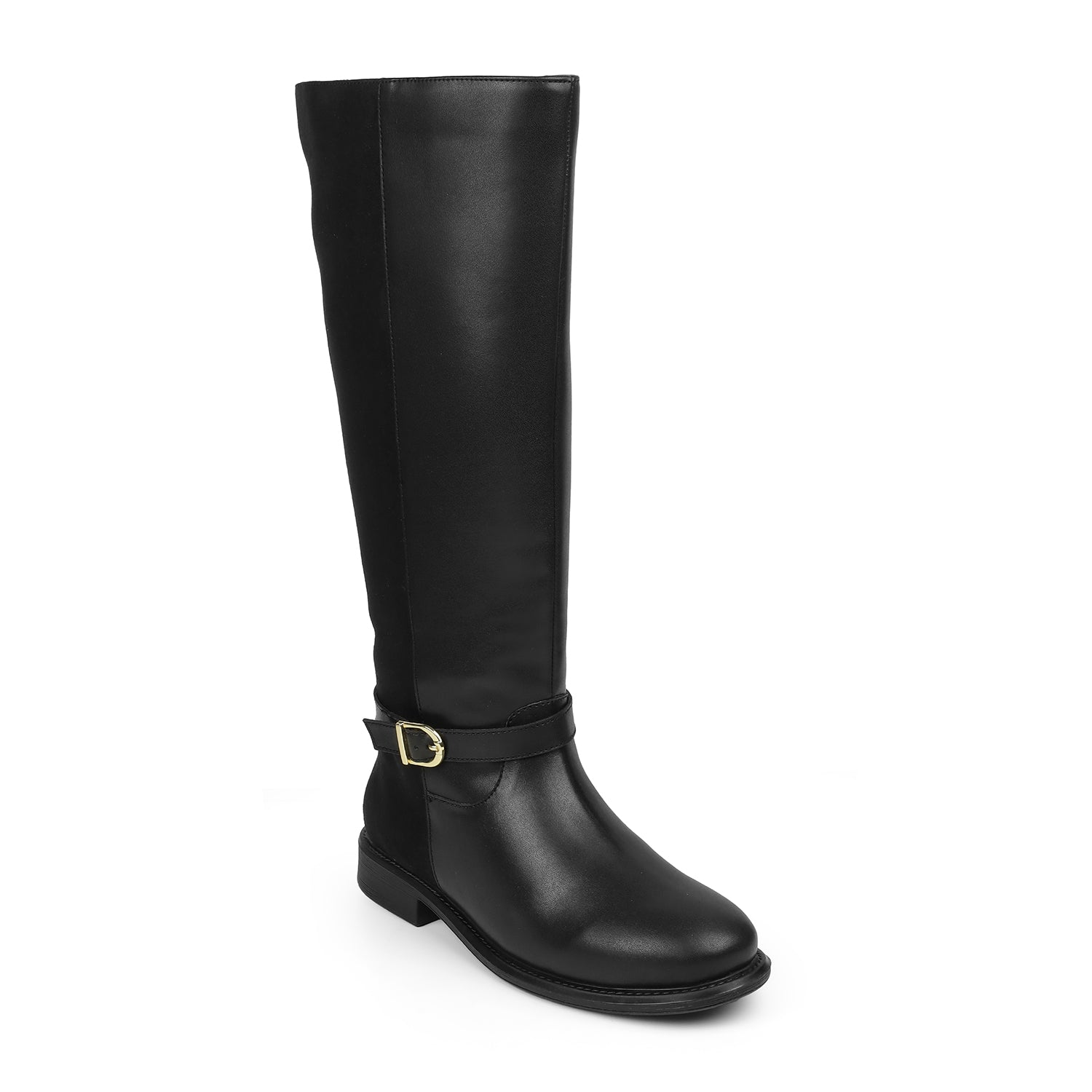 Tresmode Stick Black Women's Knee-length Boots