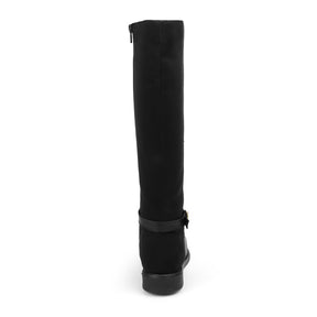 Tresmode Stick Black Women's Knee-length Boots