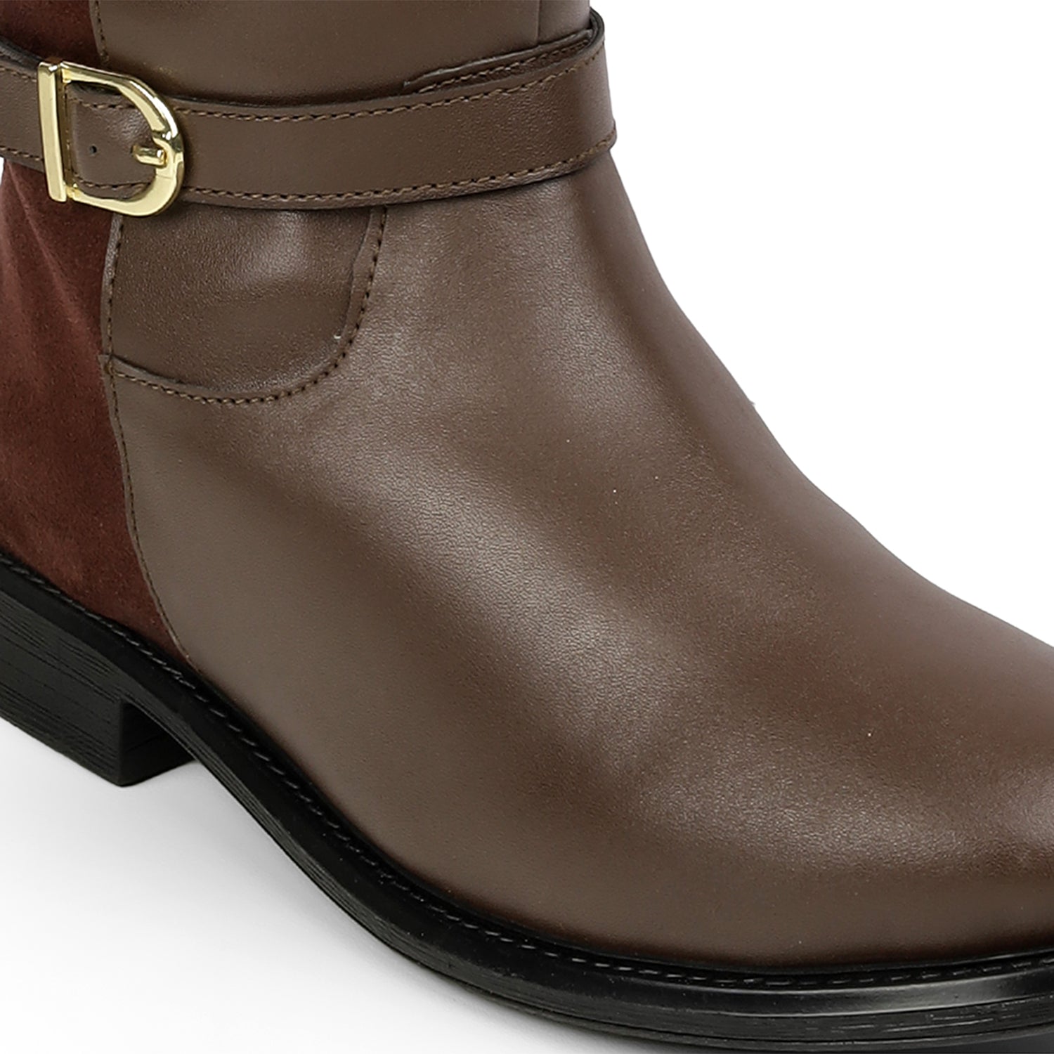 Tresmode Stick Brown Women's Knee-length Boots