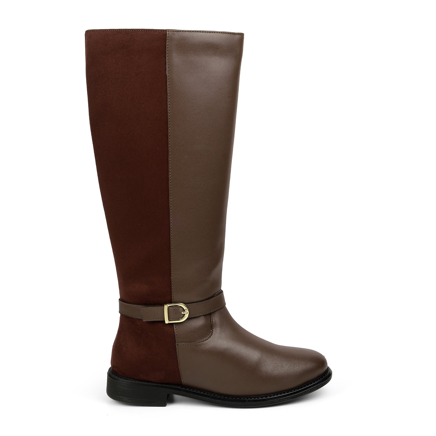 Tresmode Stick Brown Women's Knee-length Boots