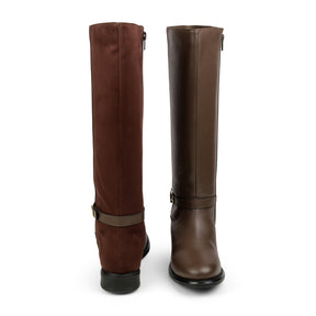 Tresmode Stick Brown Women's Knee-length Boots