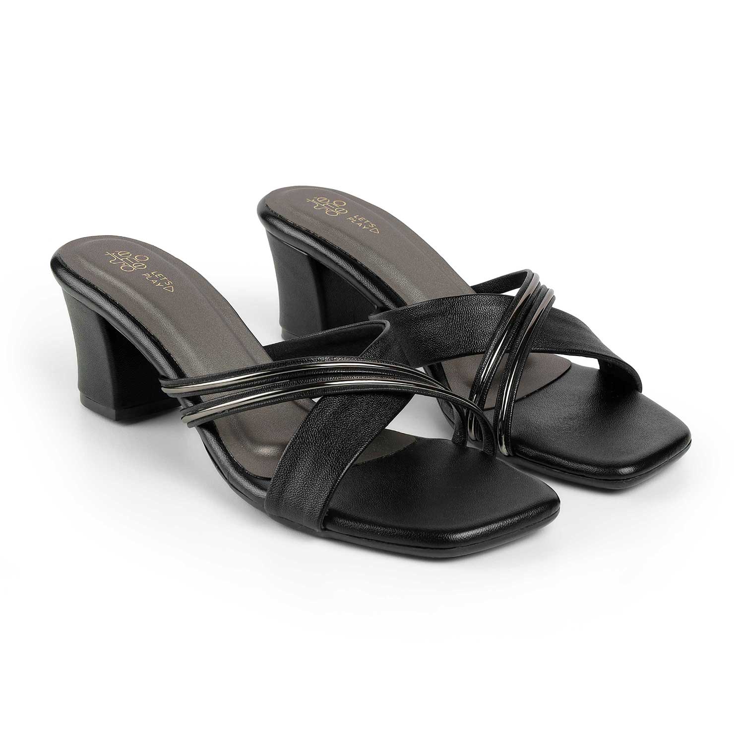 Women's TPR Sole Block Heel Sandals Tresmode