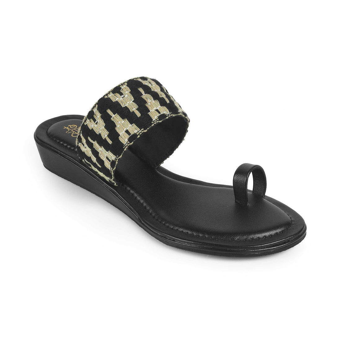 The Breeze Black Women's Casual Wedges Tresmode