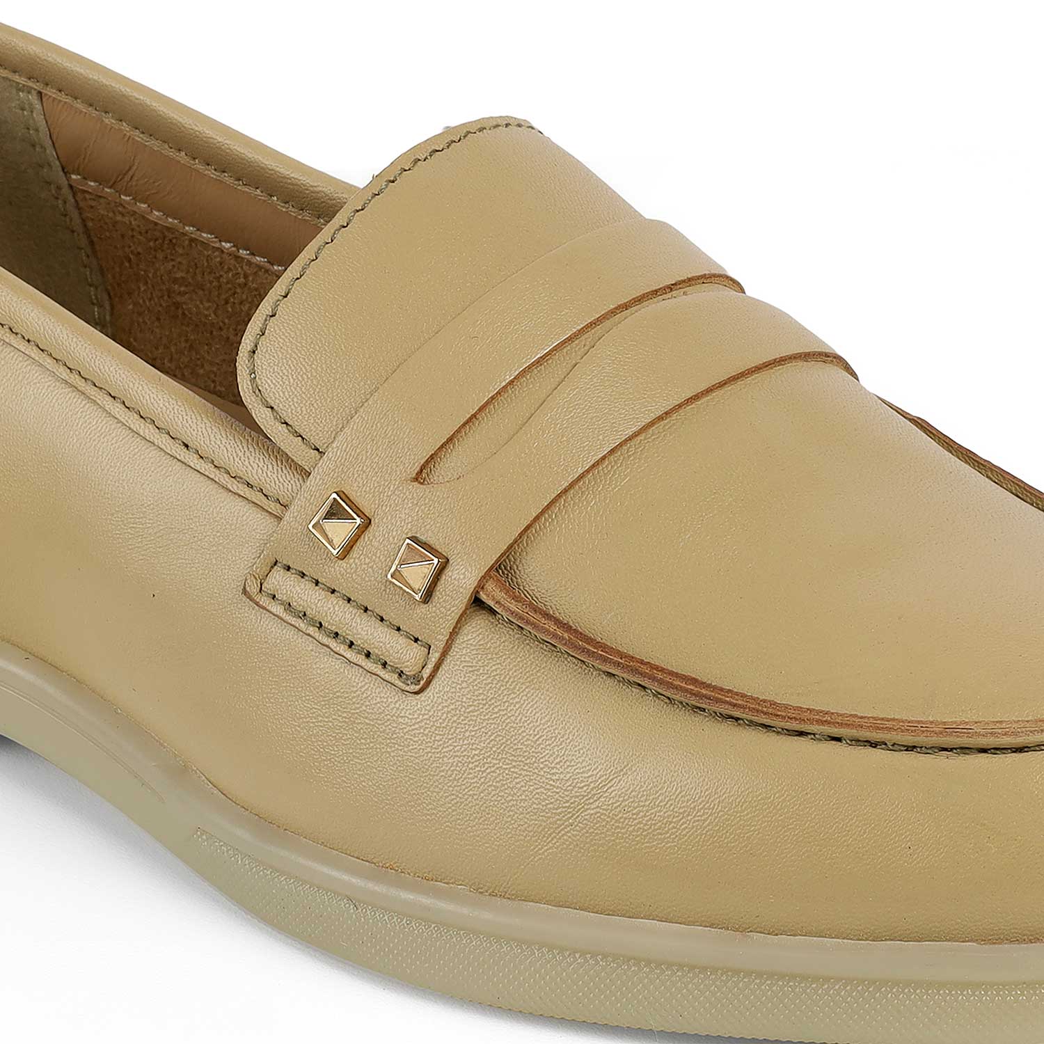 Tresmode Anshi Taupe Women's Casual Loafers