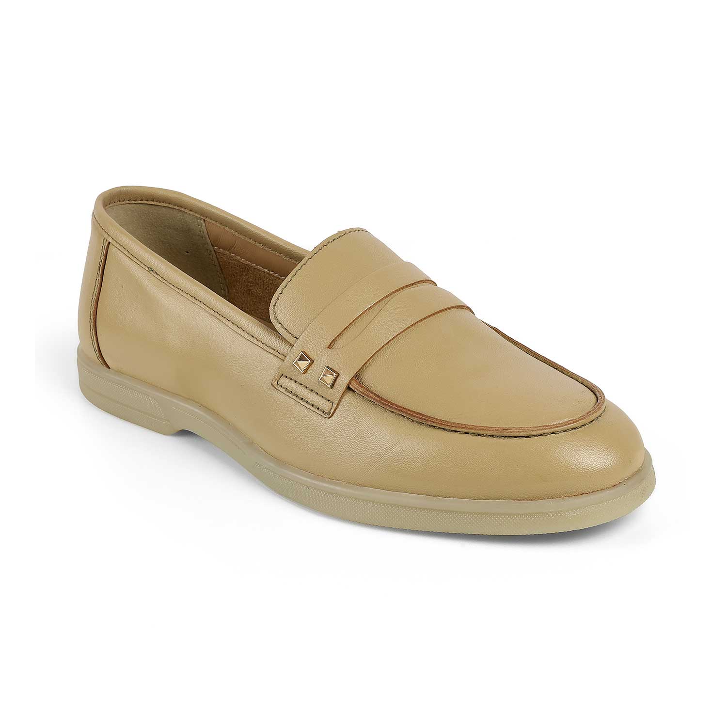 Tresmode Anshi Taupe Women's Casual Loafers