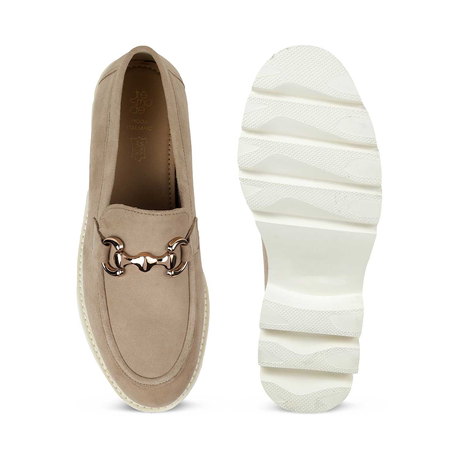 Women's 5-cm Chunky Sole Loafers Tresmode