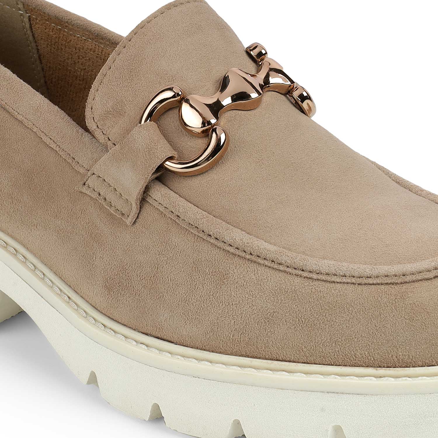Women's Casual Chunky Sole Loafers Tresmode