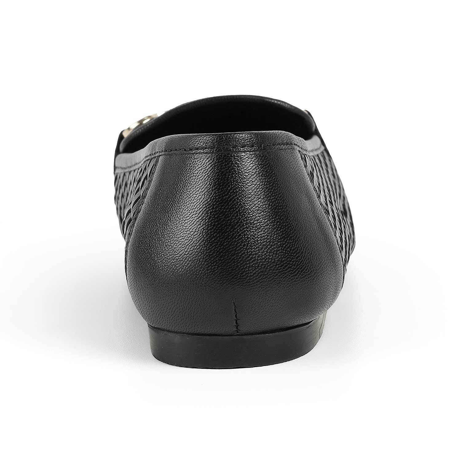 Tresmode Anweave Black Women's Dress Loafers