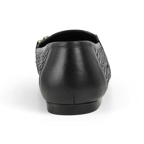 Tresmode Anweave Black Women's Dress Loafers