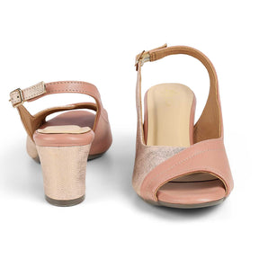 Women's Almond Toe-shape Block Heel Sandals Tresmode