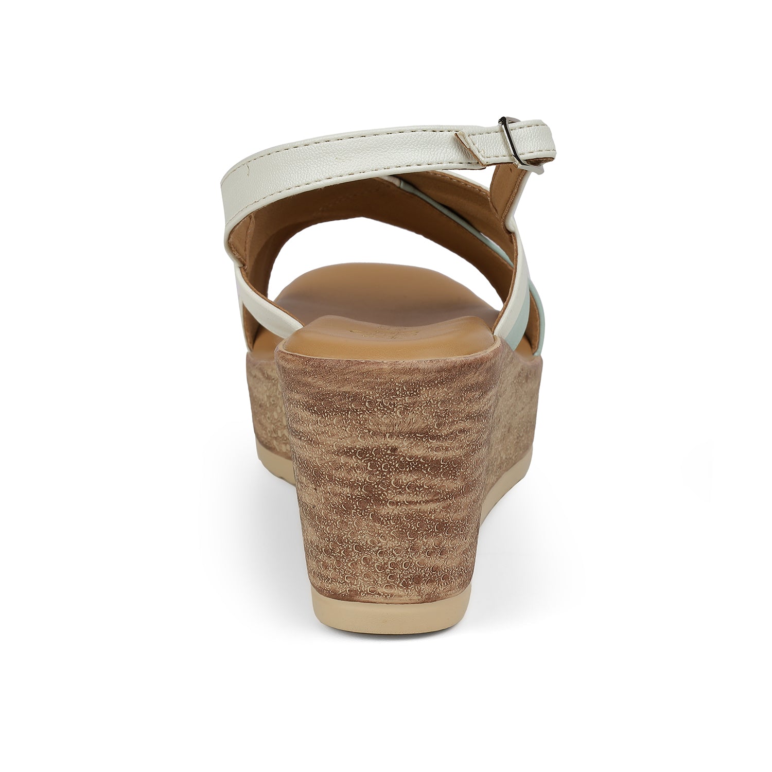 Tresmode Glam Blue Women's Dress Wedge Sandals