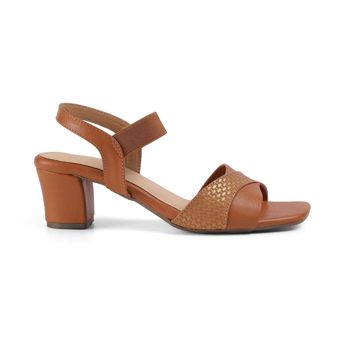 Tresmode Janet Tan Women's Dress Block Heel Sandals