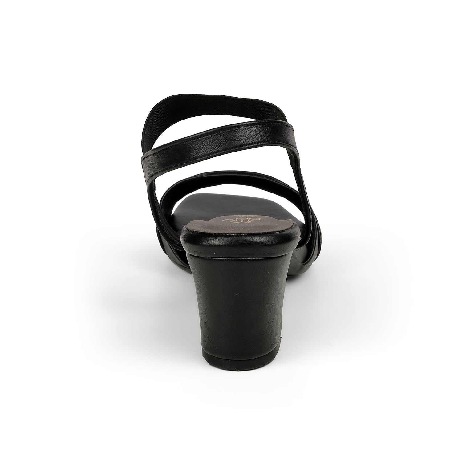 Tresmode Jive Black Women's Dress Block Heel Sandals