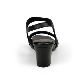 Tresmode Jive Black Women's Dress Block Heel Sandals