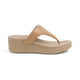 Tresmode Mont Beige Women's Casual Wedge Sandals