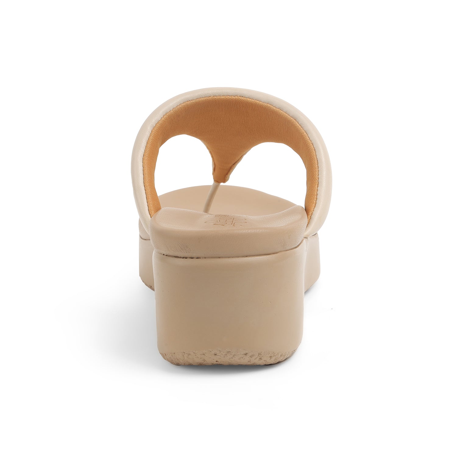 Tresmode Mont Cream Women's Casual Wedge Sandals