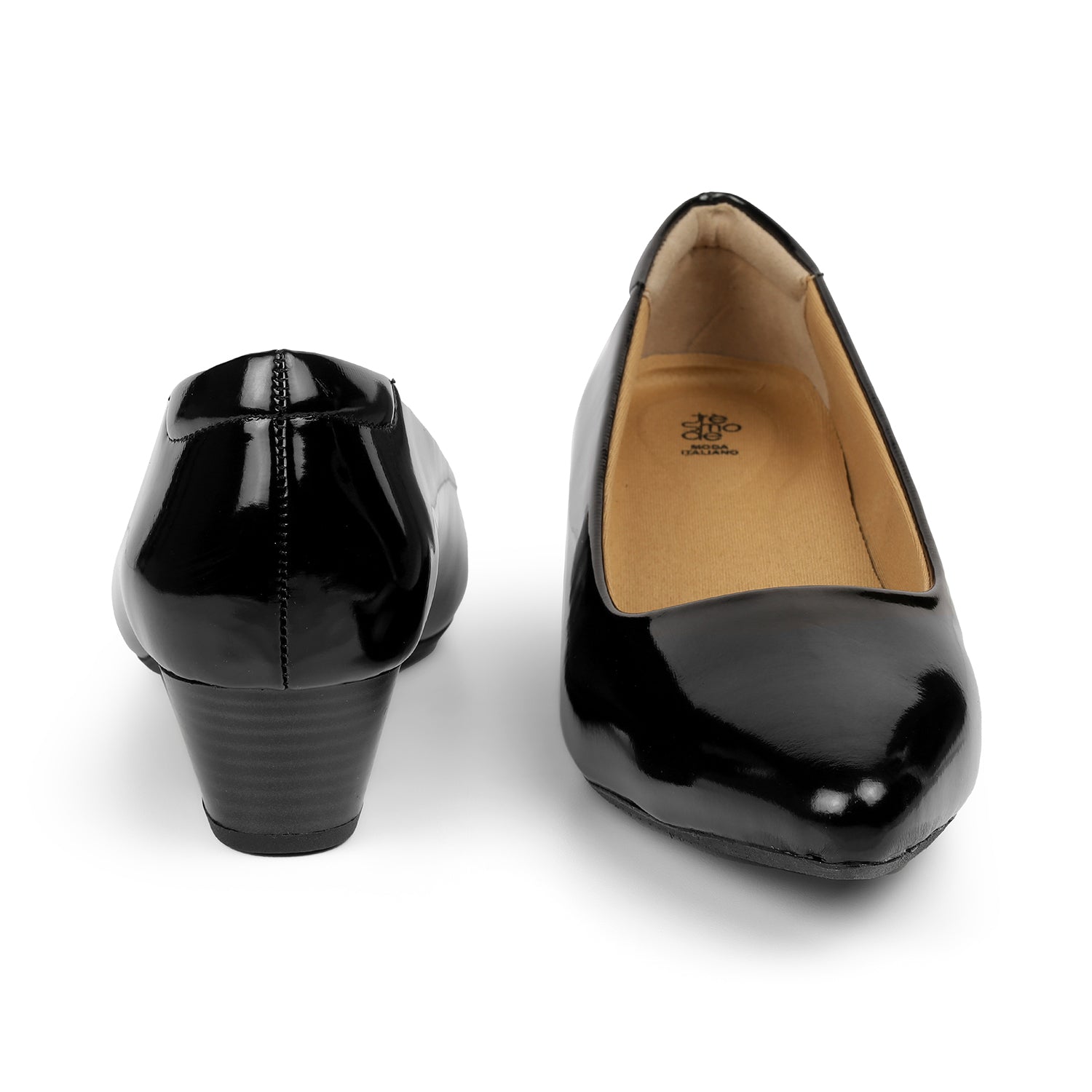Tresmode Novo Black Women's Pumps