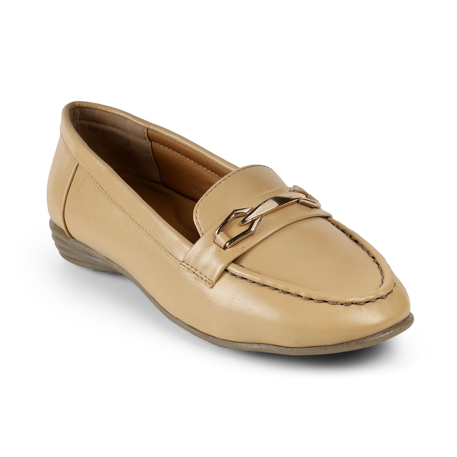 Tresmode Nubuc Camel Women's Casual Loafers
