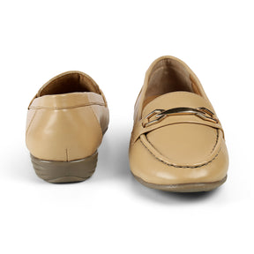 Tresmode Nubuc Camel Women's Casual Loafers
