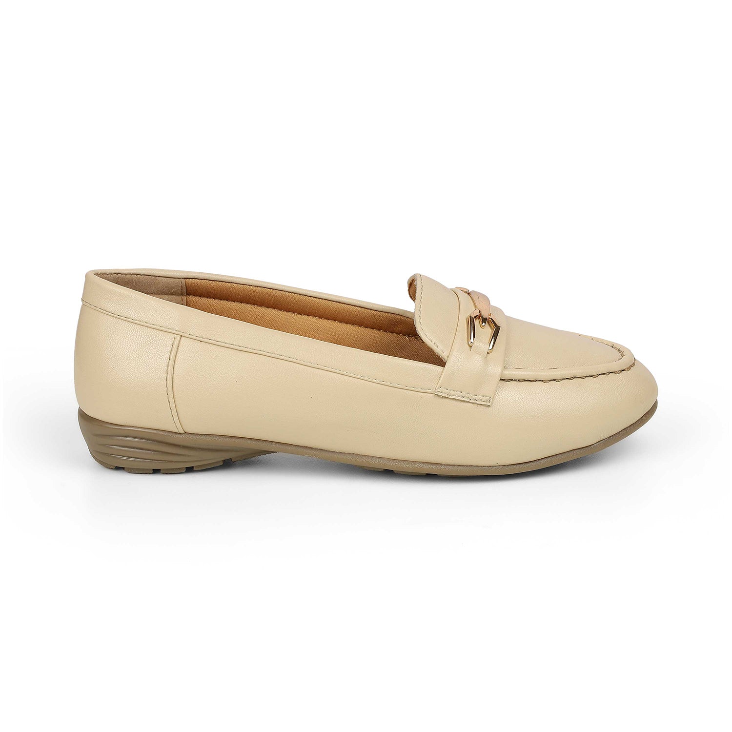 Tresmode Nubuc Beige Women's Casual Loafers