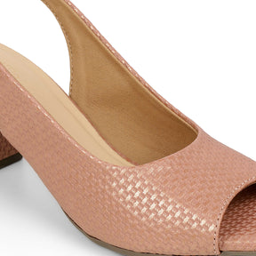 Tresmode Peep Pink Women's Dress Peep-toe Sandals
