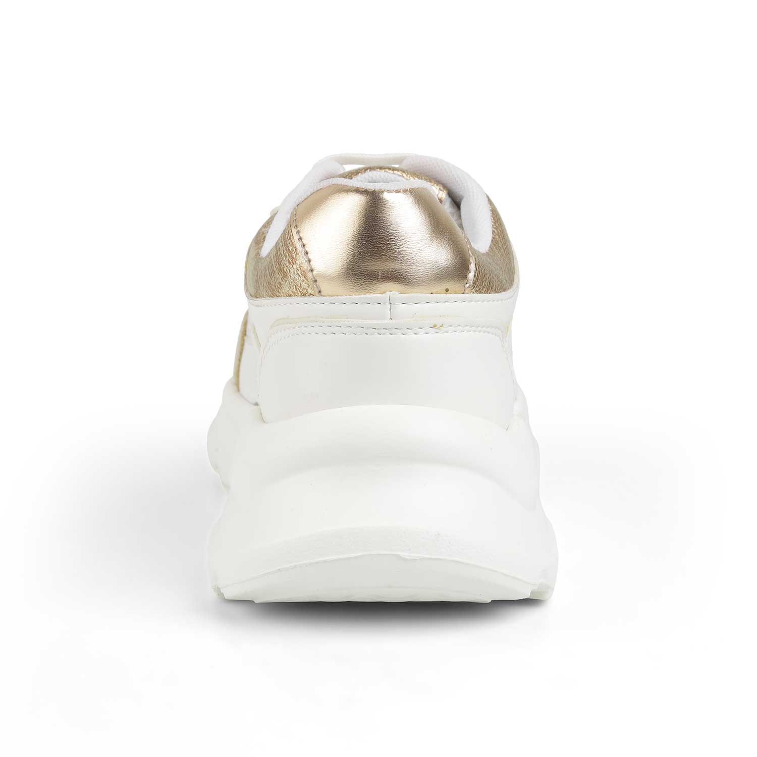 Buy Gold Women's Sneakers The White Gold Tresmode