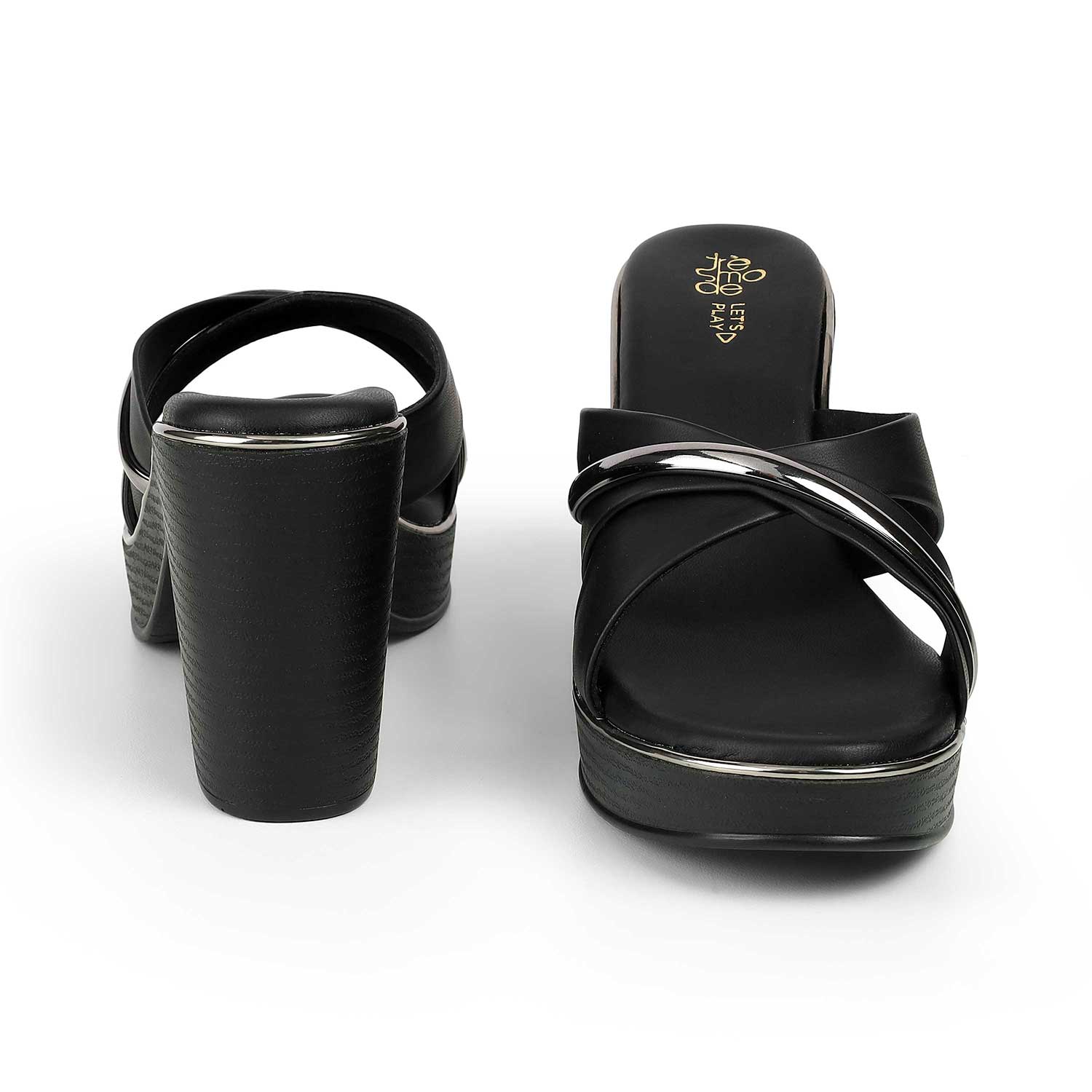 Women's Round Toe-shape Block Heel Sandals Tresmode