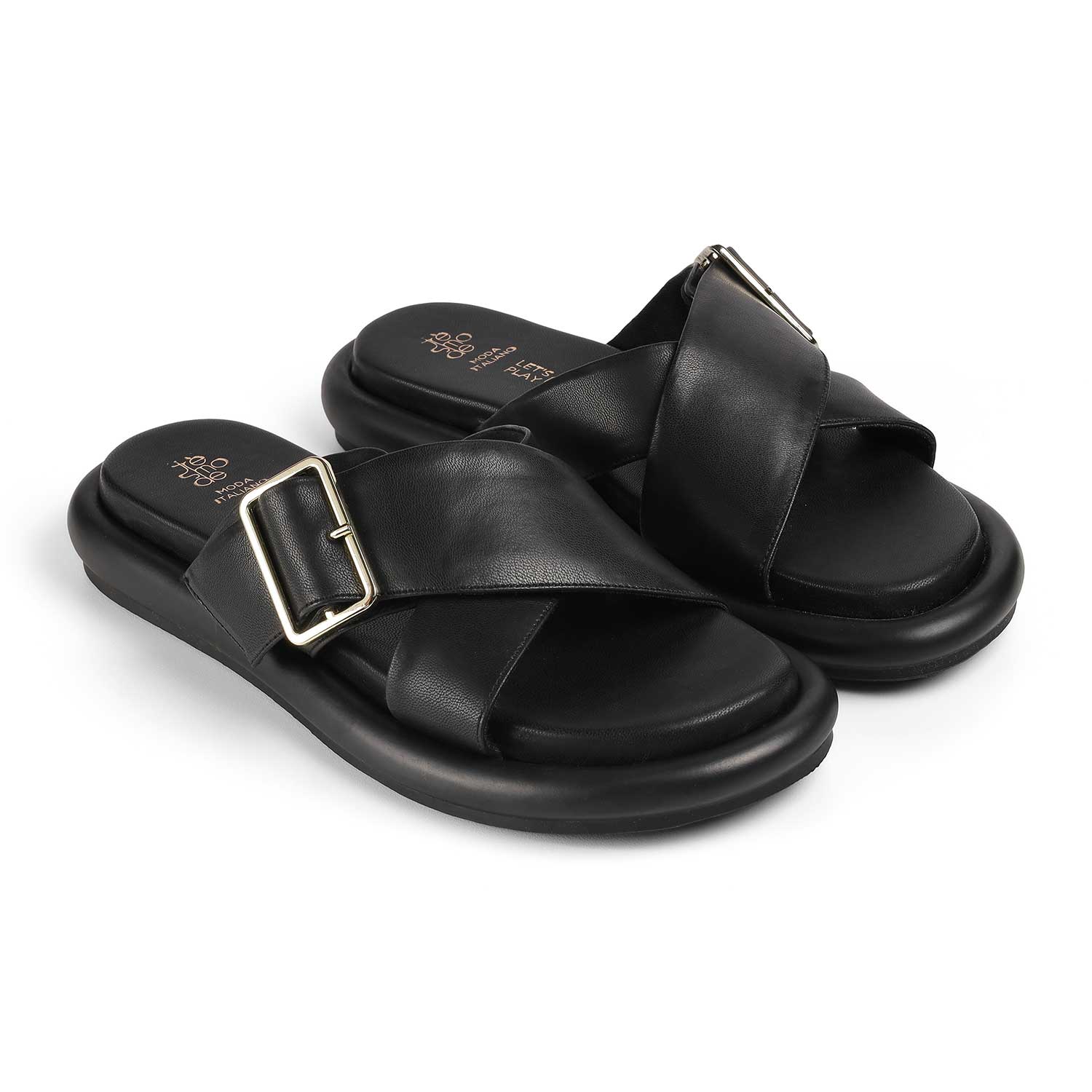 Tresmode Gogoro Black Women's Casual Flats