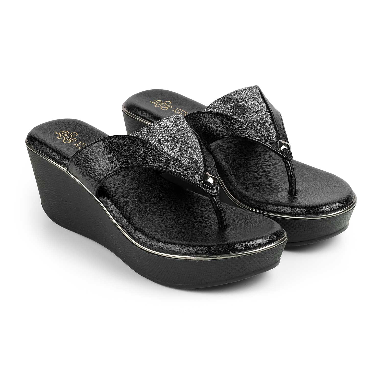 Women's TPR Sole Wedge Heel Sandals Tresmode