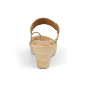 Tresmode Kannes Green Women's Dress Wedge Sandals