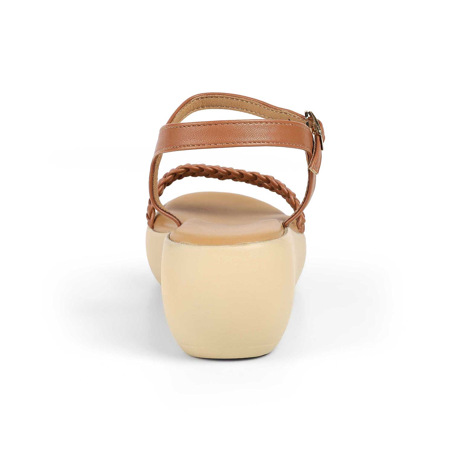 The Leve Tan Women's Dress Wedge Sandals Tresmode