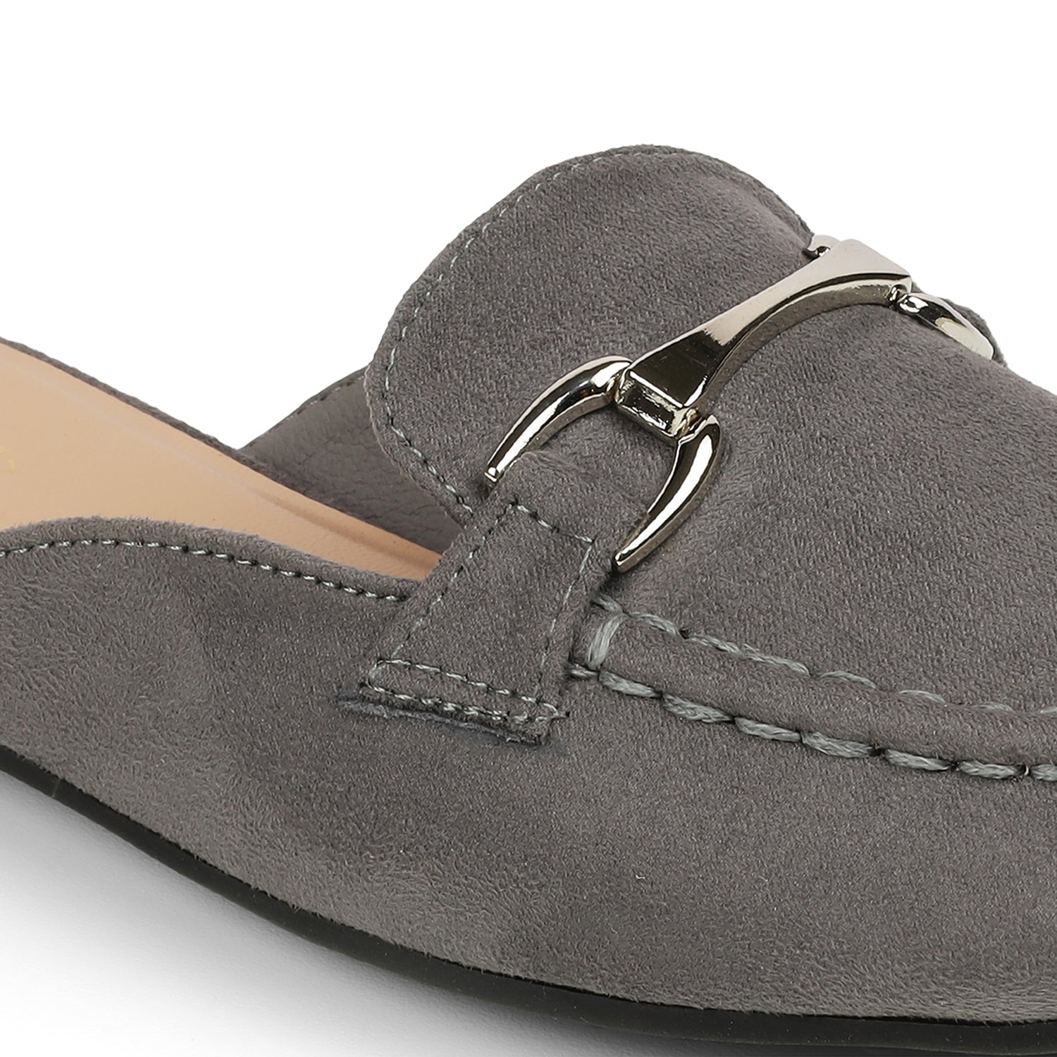 The Melip Grey Women's Dress Mules Tresmode