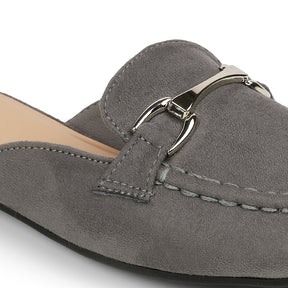 The Melip Grey Women's Dress Mules Tresmode