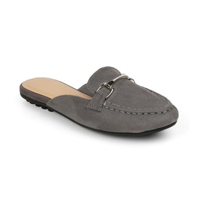 The Melip Grey Women's Dress Mules Tresmode