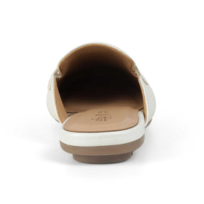 Tresmode Melsu White Women's Casual Mules