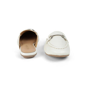 Tresmode Melsu White Women's Casual Mules