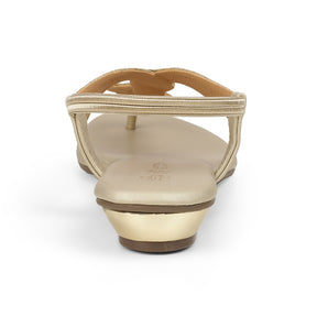 Tresmode Moglam Gold Women's Dress Sandals