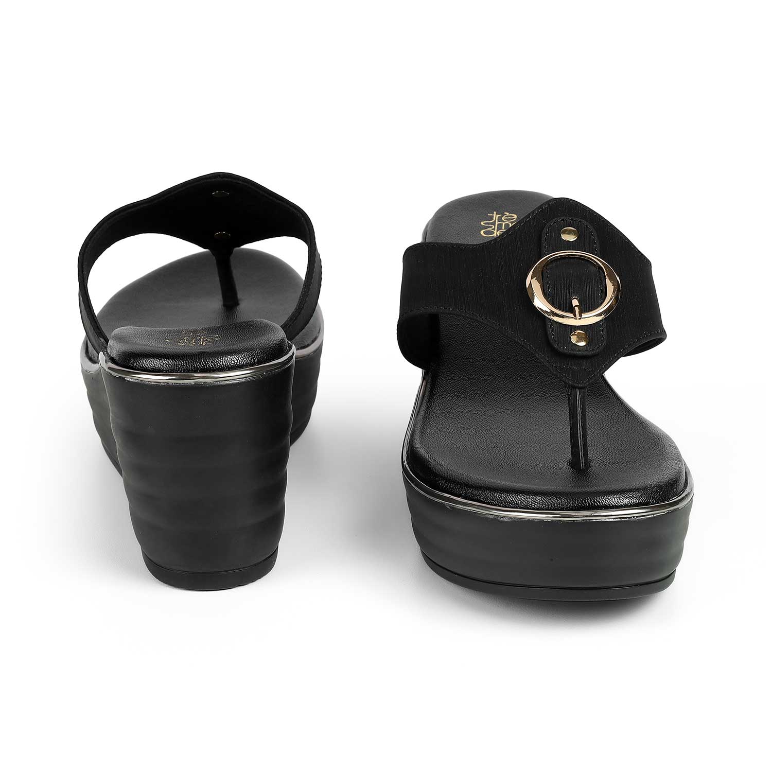 Women's Round Wedge Sandals Tresmode