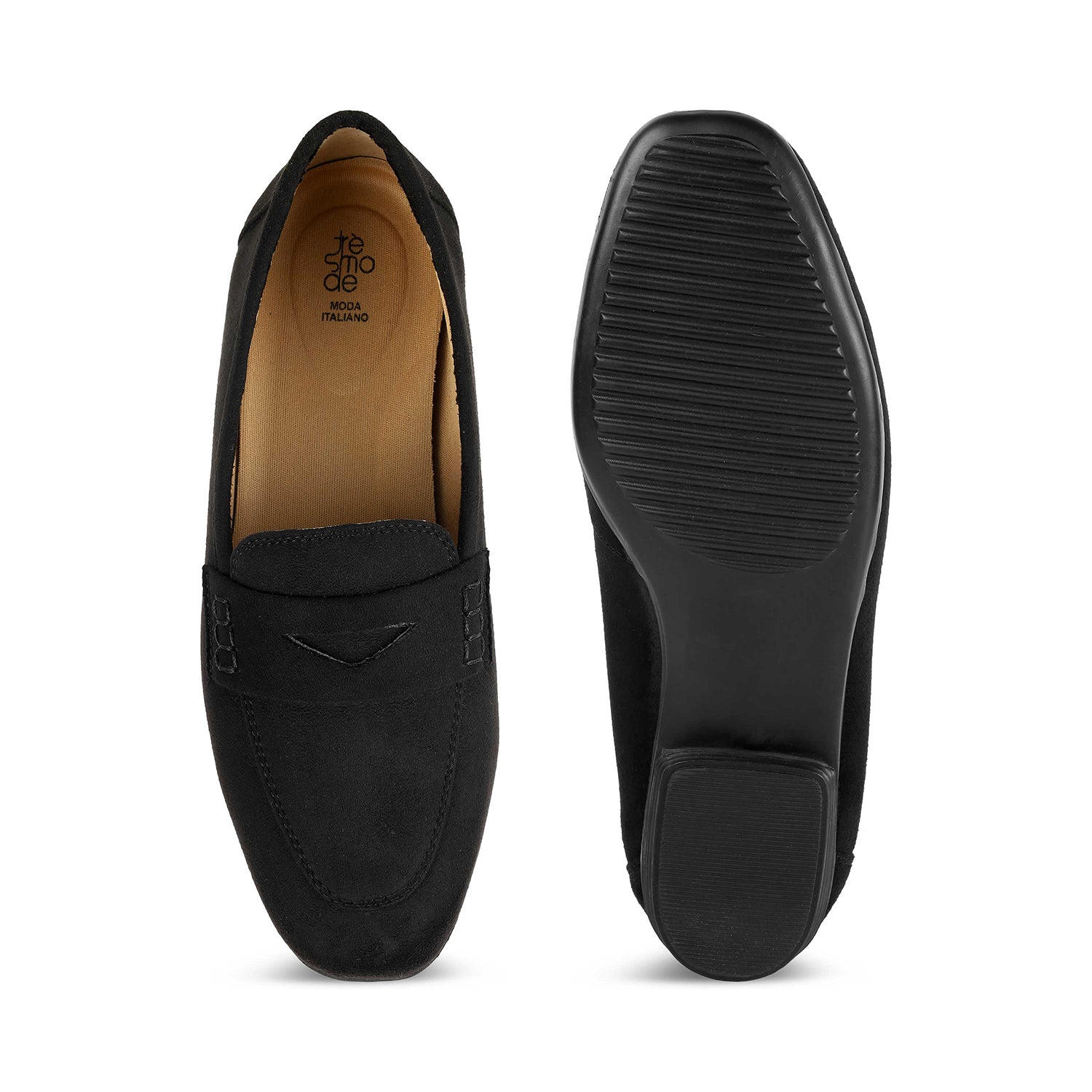 Tresmode Selma Black Women's Casual Loafers