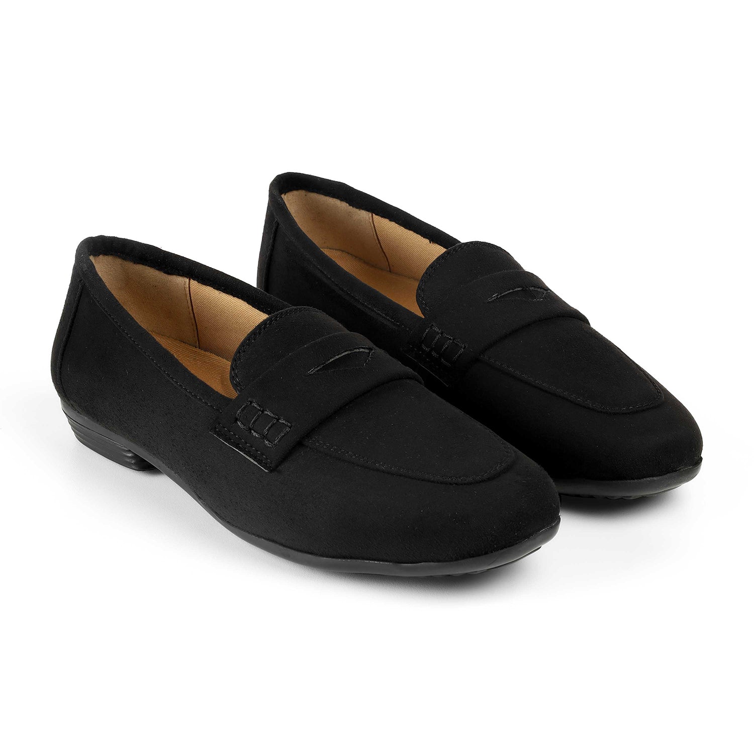 Tresmode Selma Black Women's Casual Loafers
