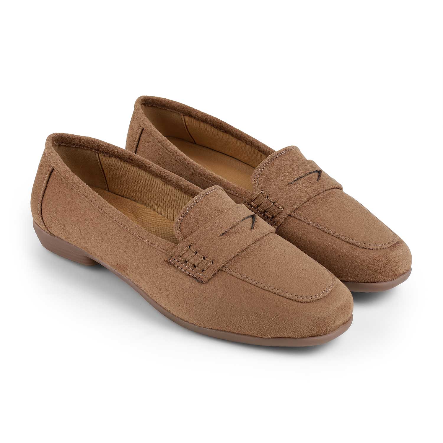 Tresmode Selma Taupe Women's Casual Loafers