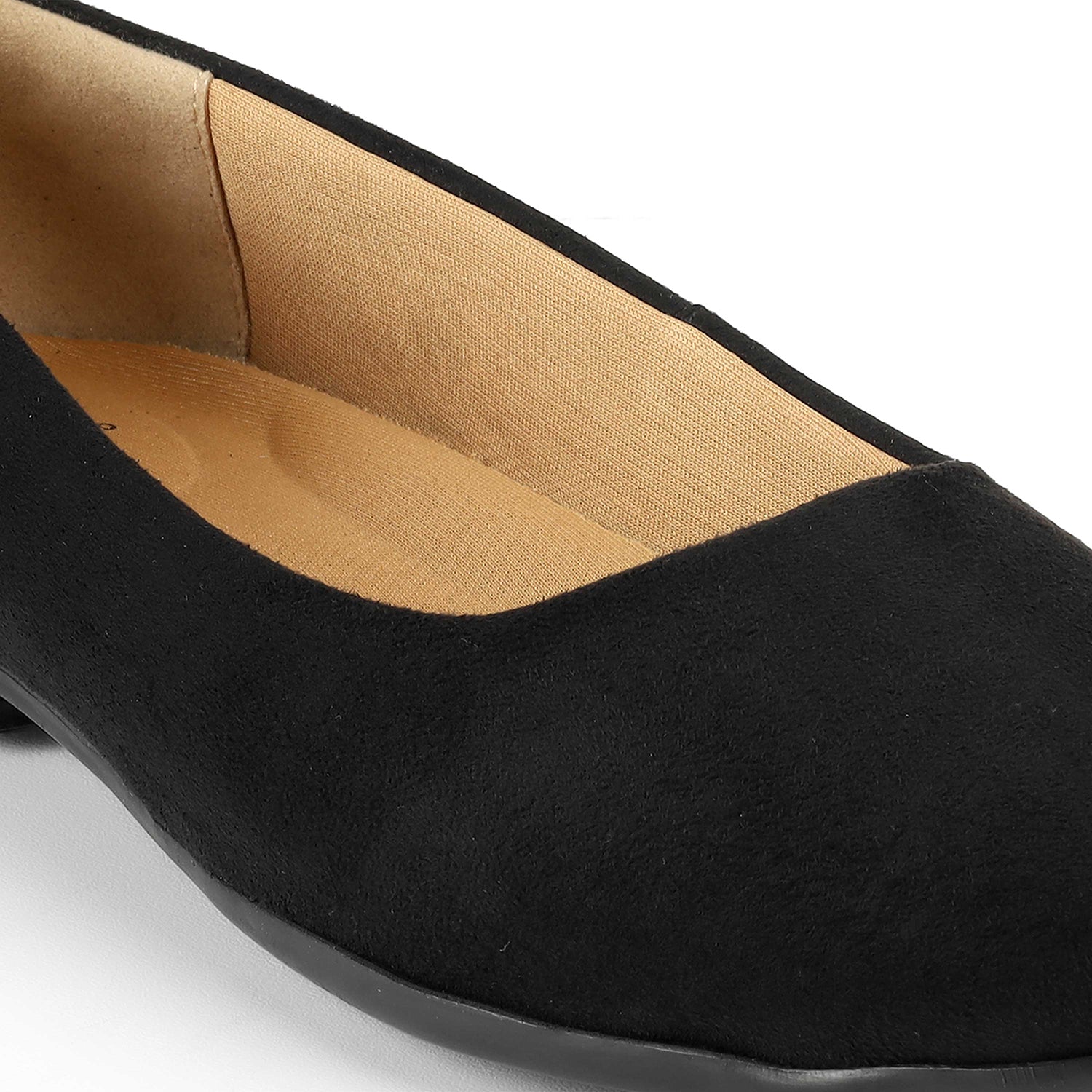 Tresmode Sez Black Women's Casual Ballerinas