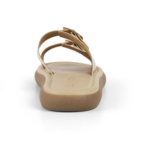 Tresmode Terra Gold Women's Dress Platform Flats