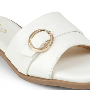 Tresmode Aero White Women's Casual Flats