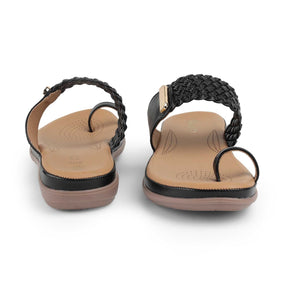 Tresmode Auma BlackWomen's Casual Platform Flats