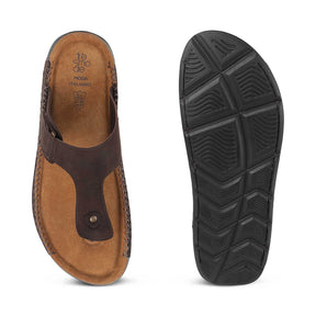 Tresmode Be Brown Men's Sandals