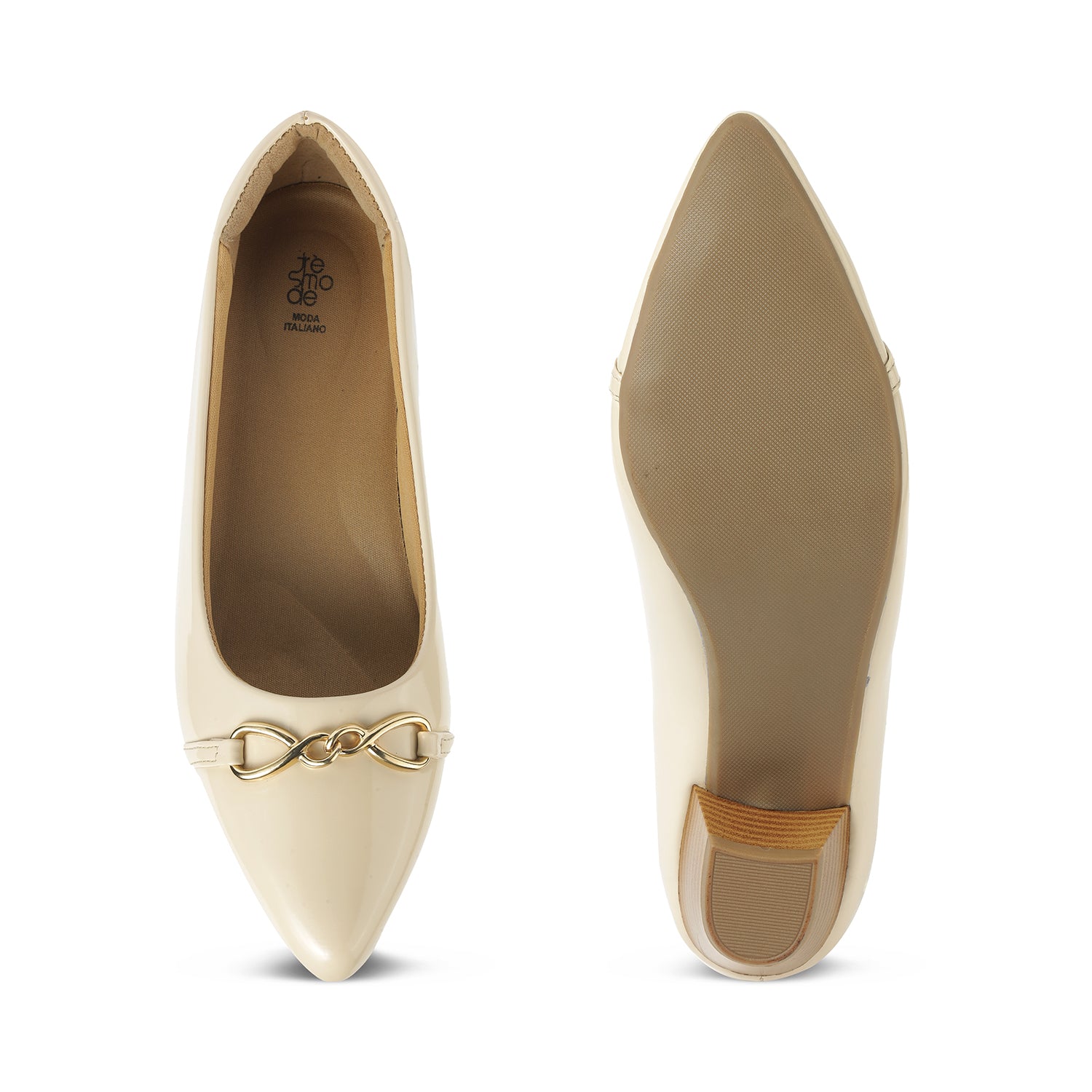 Tresmode Bepump Beige Pointed-Toe Women’s Pumps