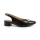 Tresmode Beshim Black Women's Slingback Pumps