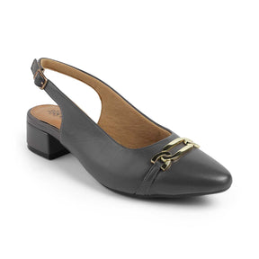 Tresmode Beshim Grey Women's Slingback Pumps